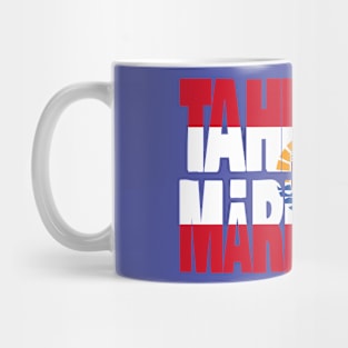 French Polynesia Motto Flag Mug